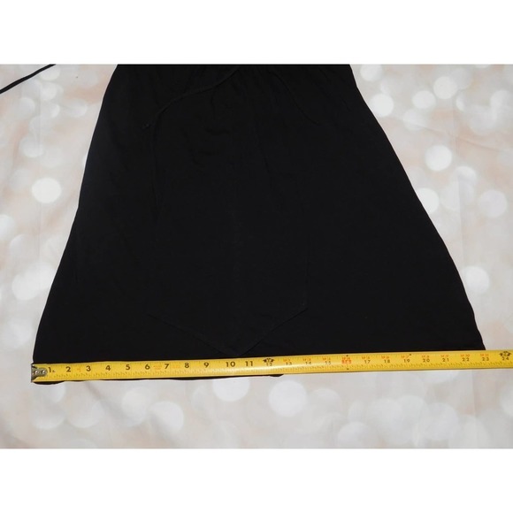 ANTHROPOLOGIE MERMAID TAG WOMENS SIZE: S BLACK FRONT TIE - Picture 10 of 10